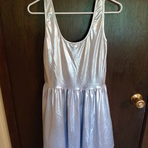 Silver metallic dress